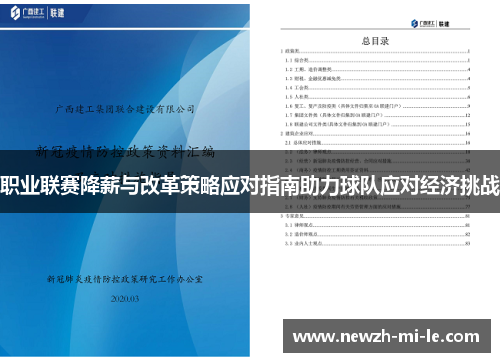 职业联赛降薪与改革策略应对指南助力球队应对经济挑战