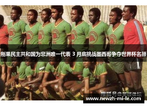 刚果民主共和国为非洲唯一代表 3 月底挑战墨西哥争夺世界杯名额 刚果民主共和国为非洲唯一代表 3 月底挑战墨西哥争夺世界杯名额
